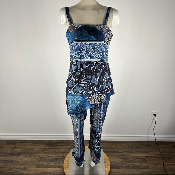 Desigual floral  graphic jumpsuit overall M NWT - Picture 3 of 15